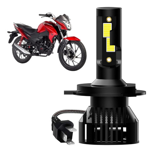 Foco Led H4 Moto Honda Cbf125 Twister 11000lm Motocicleta