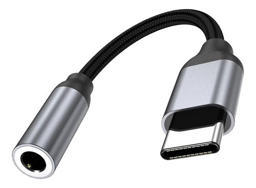 Dongle Adaptador Conversor Usb Tipo C Para Fone P3 P2 3,5mm