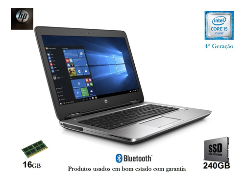Notebook Intel Core I5 16gb -ssd - C/ Garantia+n.f/ Promoção