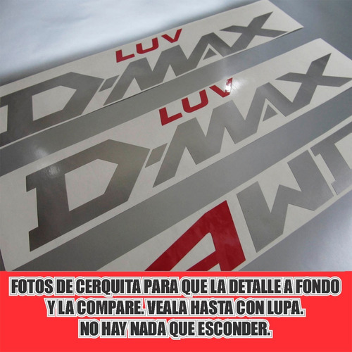 Calcomanas Chevrolet Luv D Max 4wd Emblemas  Foto 4