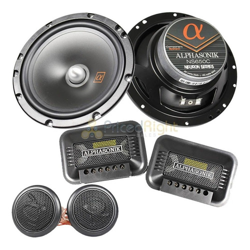 Kit 2 Vias Alphasonik Importado = Focal Fosgate Mtx Pioneer