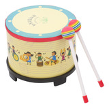 Floor Drum Gathering Children Floor. Tambor De Madera En Pul