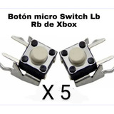 5 X Botón Lb Y Rb  Xbox One Y Xbox One S Marca Alps Nuevos