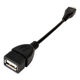 Adaptador Cabo Otg V8 Usb Compatível Com  Samsung 10 Uni