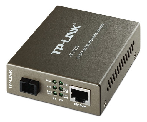 Media Converter Fibra Optica Monomodo 10/100 Tplink Mc112cs