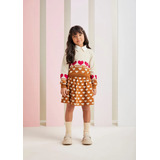 Conjunto Infantil Tricot Corações Toffee Momi