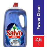 Lavatrastes Líquido Salvo Plus Power Clean De 2.6 Litros