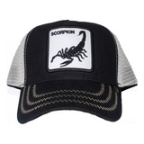 Gorra Goorin Bros Animales Alacran Escorpion Black Negro