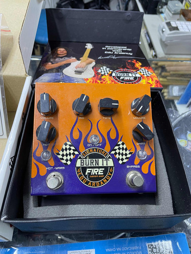 Pedal Guitarra Fire Edu Ardanuy Burnit Overdrive Prime Store