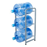 Rack De Agua Organizador De Bidones 3 Unidades Llenos/vacido