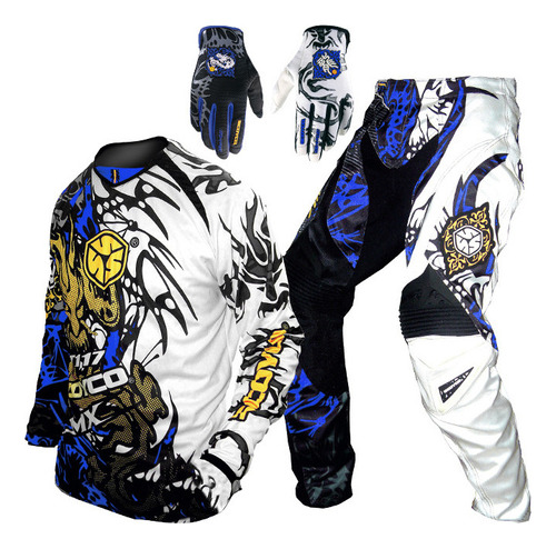 Traje De Motociclismo Race Motocross Transpirable