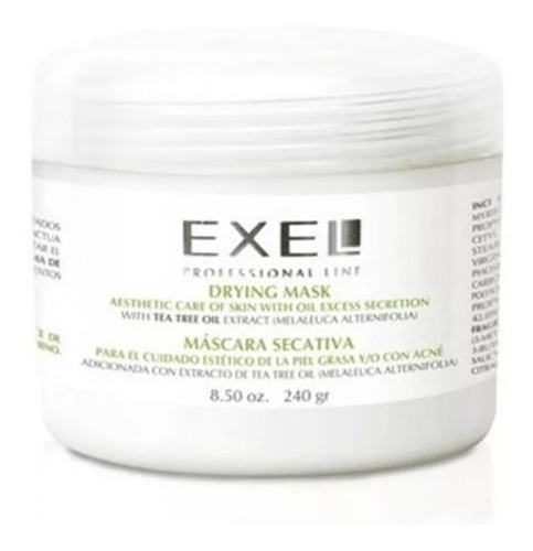 Mascara Exel Secativa Exel Facial Acne Piel Grasa 240 Grs