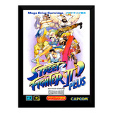 Quadro Decorativo A3 33x45 Street Fighter 2 Jap Mega Drive