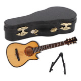 ' Miniguitarra De Madera, Modelo De Guitarra En Miniatura