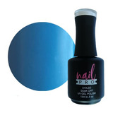 Gel Color Esmaltado Permanente Nailpro Profesional Celeste 