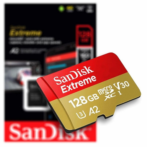 Memoria Sandisk Extreme Micro Sd 128gb 4k 160 Mb/s Clase 10