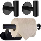 Kuanwo 3piece Bathroom Hardware Set Matte Black Towel H...