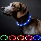 Bseen Up Dog Collars - Collar De Perro Led De Silicona, Coll