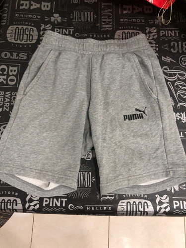 Bermuda Puma Gris Talle Xs Usada