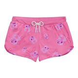 Short Feminino Praia Bob Esponja Aguas Vivas Medusas Ref0301