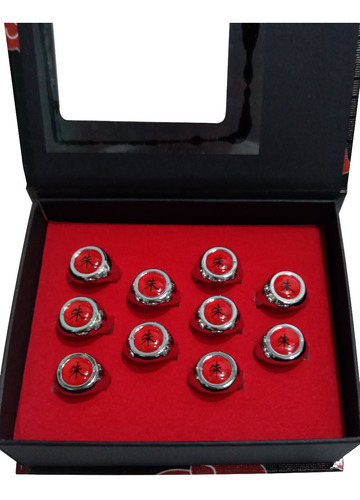 Naruto Anillo Itachi Anillo Akatsuki Set X 10 