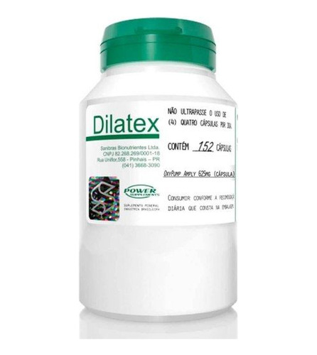 Dilatex Suplemento Vasodilatador-power Supplements 152 Caps