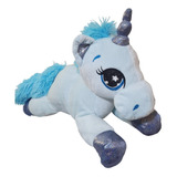 Pony Peluche Unicornio 50cm Rosa Lila