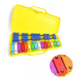 Xilófono De 25 Notas Color Para Niños - Caja Amarilla Rmx