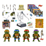 Boneco Tartarugas Ninja Neca Pack Tmnt Turtles Action Figure