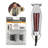 Combo Trimmer Profesional Wahl + Navaja Repuesto 1062-600 Color Plateado