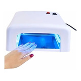 Cabine Estufa Forno Uv Gel Acrygel 36w Lâmpada Uv Seca Unha