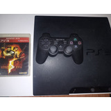 Playstation 3 Slim Original Con 1 Control Y 1 Juego 