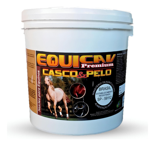 Suplemento 2kg Equino Cavalo Cascos Fortes & Pelos Brilhosos