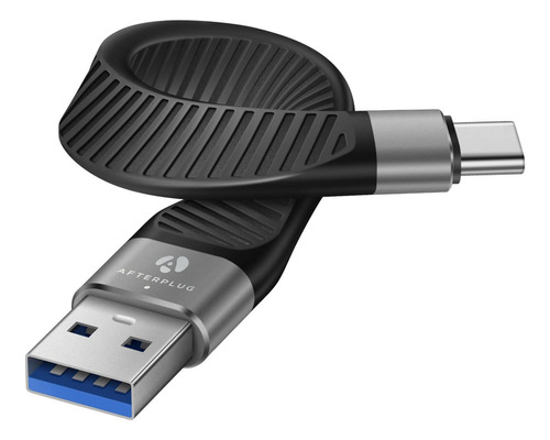 Afterplug - Cable Usb A A Usb C Ultra Corto [5.5 Pulgadas, 0