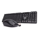 Kit Teclado E Mouse Office Sem Fio Usb 2.4ghz Até 10m