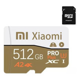 Cartão De Memoria Xiaomi Dourado 512gb + Adaptador Microsdxc