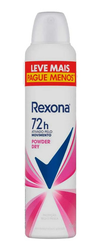 Atacado C/12 Antitranspirante Rexona Powder Dry 200ml