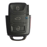 Carcasa Llave Navaja Vw Bora Fox Trend Amarok Panic 3 Botones Con Y Sin Panic