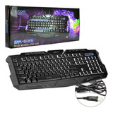 Teclado Gamer P/ Jogos Exbom Bk-g35 Abnt2 Resistente A Água