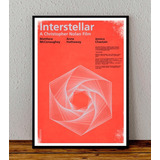 Cuadro 33x48 Poster Enmarcado Interstellar Pelicula Nolan 1