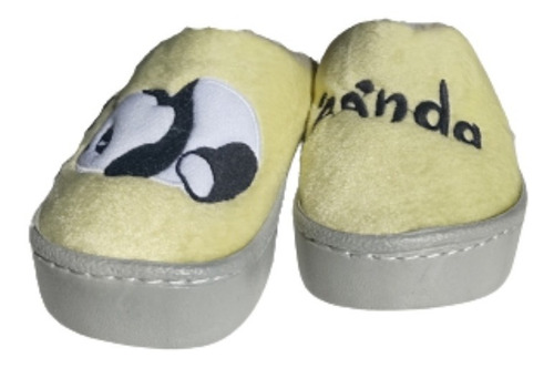 Pantufla C/piel Infantil Niño Niña Panda 113 27/28 A 33/34