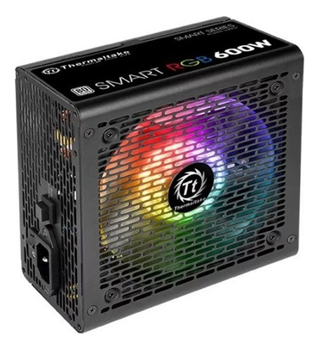 Fuente Thermaltake Smart Rgb 600w 80 Plus White Color Negro