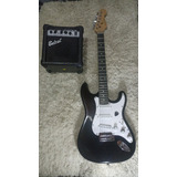 Guitarra Electrica Tipo Stratocaster Y Amplificador Belcat