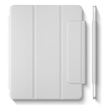 Funda Magnética Para iPad Pro 12.9 Con Porta Pencil Gris 