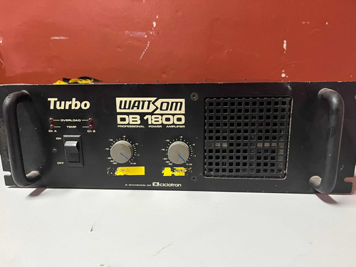 Amplificador De Potência Wattsom Db1800