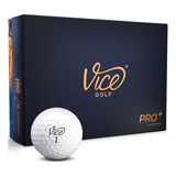 Pelotas Bolas De Golf Vice Pro Plus Synthetic Blanco