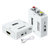 Mini Adaptador Conversor D Hdmi P/ Video 3rca Av Cabo Hdmi