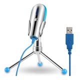 Microfono Condensador Usb + Atril (envio Gratis) Carver Pro