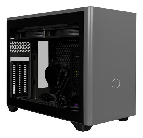 Gabinete Cooler Master Nr200p Max Mini Torre, Mini-itx, Gris