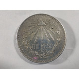 Moneda México 1 Peso 1940 Plata 0.720 (x374